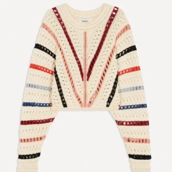ba&sh Sweaters - BA&SH PULL GARDY SWEATER IN ECRU